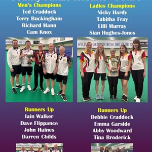 Northamptonshire Indoor Bowling Association 2025/26 Winners