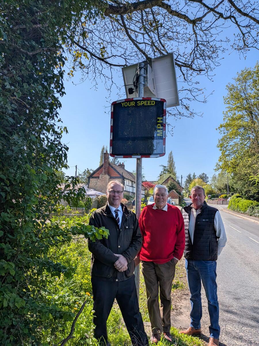 PCC Rep with Cllr Peter Enzer & Clerk Clive Leworthy