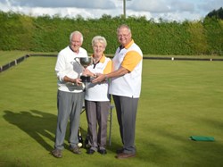 Mixed Pairs Champions Mariee Ramm and Bob Parry