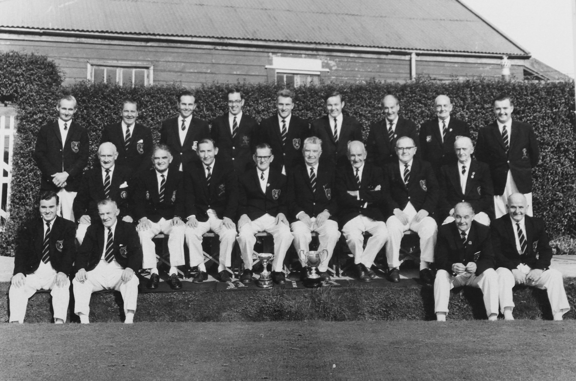 Barry Athletic Bowls Club Welsh Private Greens Champions 1968