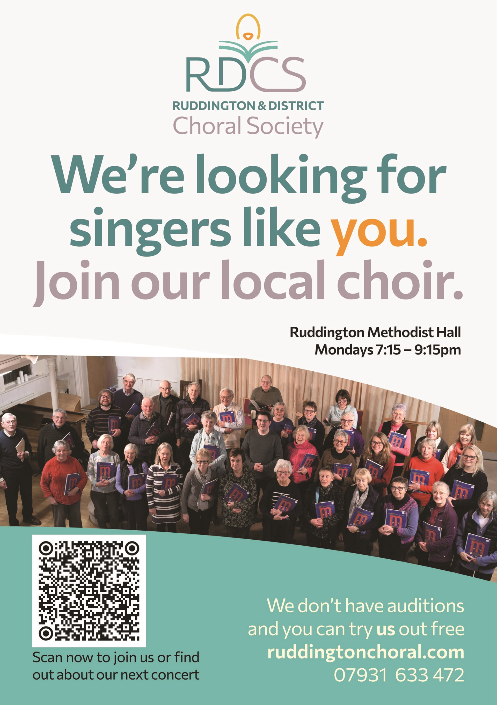 Ruddington and District Choral Society Join us