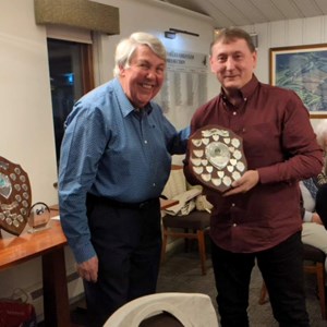 David with Tony and the Mens' KO shield
