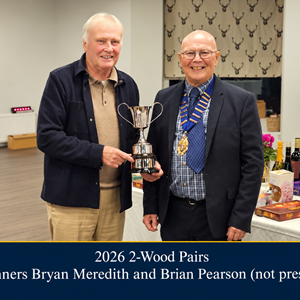 SOMERTON & DISTRICT BOWLS CLUB 2026 Presentation Evening