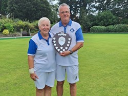 Open Pairs winners Maggie and Gareth Porter