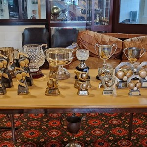 Trophies at the ready