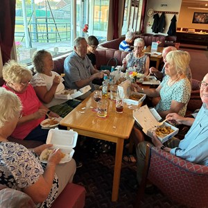 Fish & Chip supper after our skittles evening
