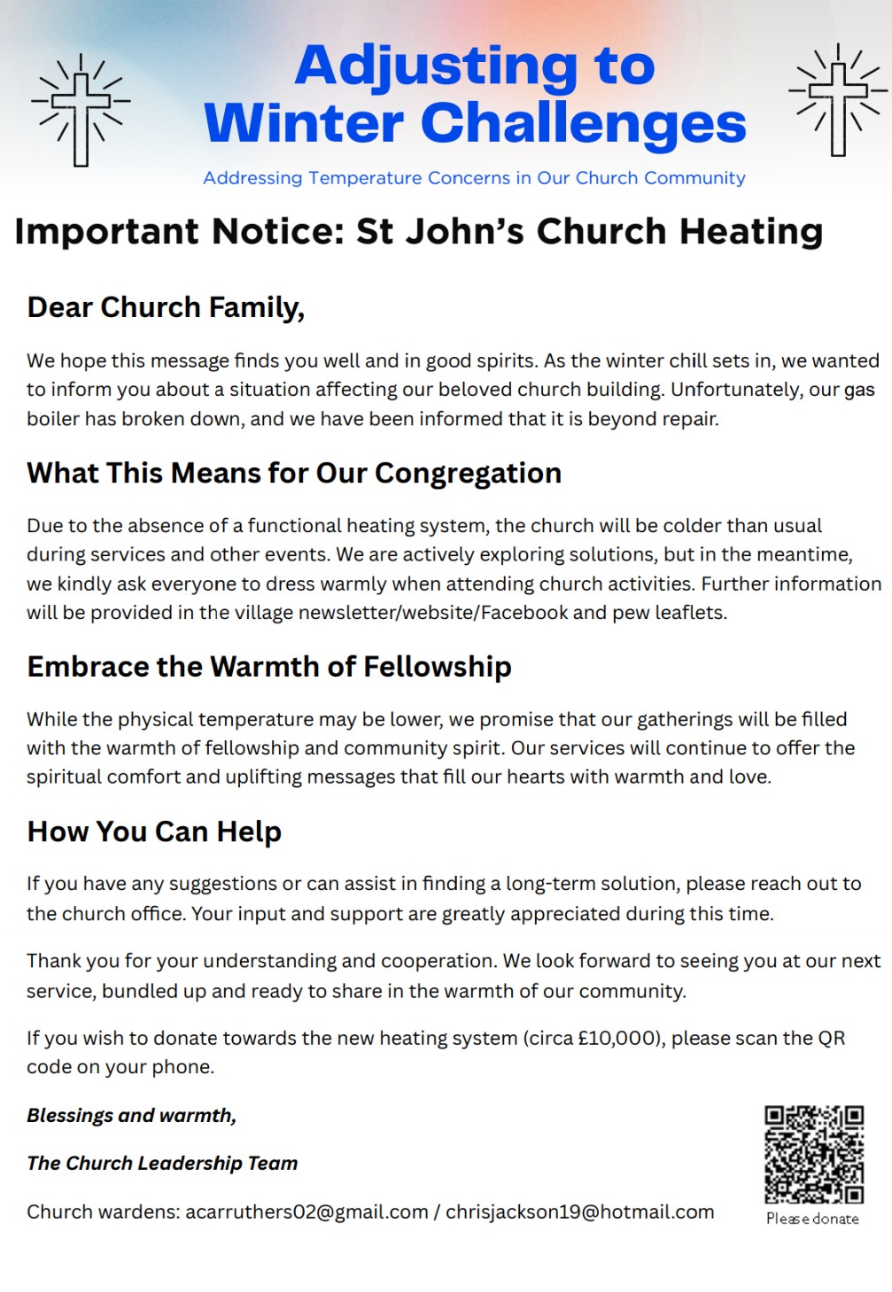 Adjusting to Winter Challenges