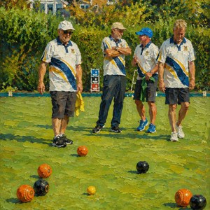These guys are no oil painting! Thanks to Mr Nash and AI for this image