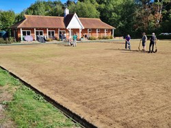 Woods Bowls Club Green to bed 24/09/22