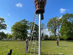 Bucklebury History Group Beacon Lighting 1st May 2026