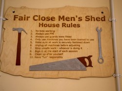 Bucklebury Parish Council Fair Close Man Shed