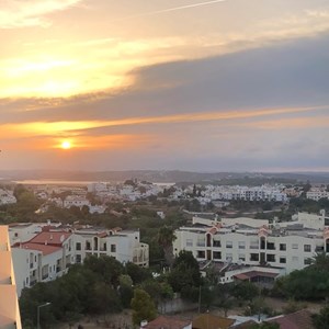 dawn over the hotel - some said we saw too many of these!