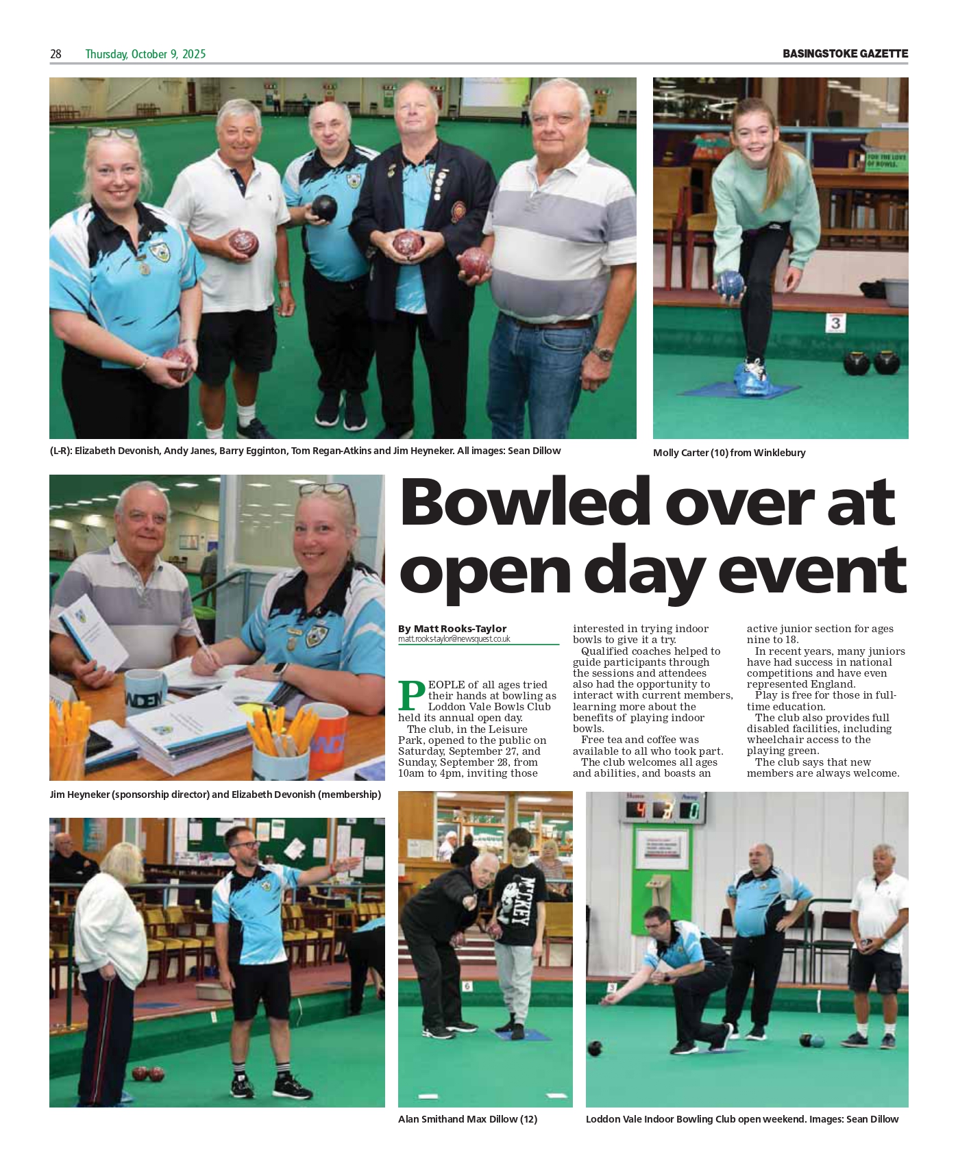 Loddon Vale Indoor Bowling Club Home
