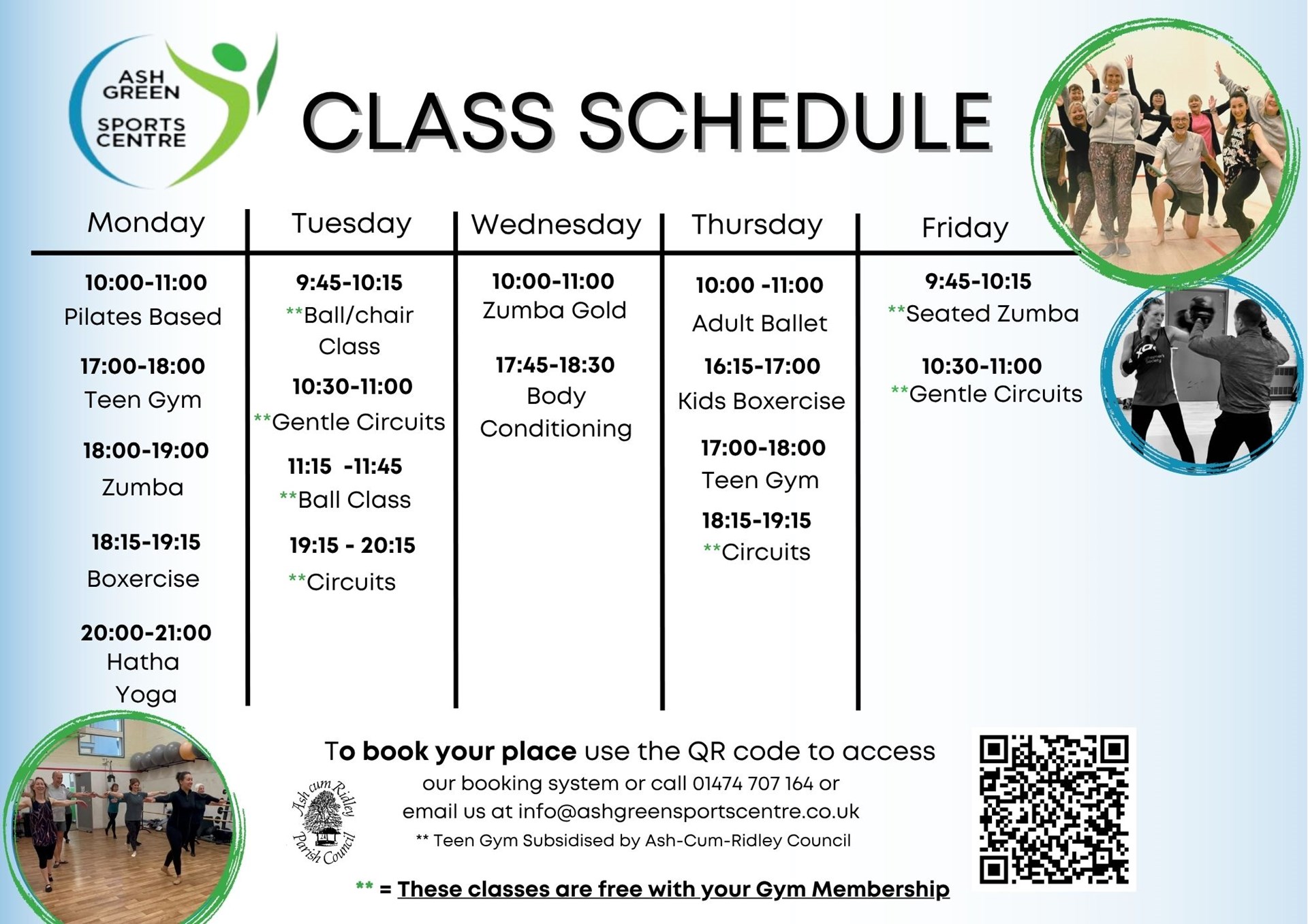 Current Class Schedule