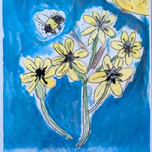 Painting by Frieda