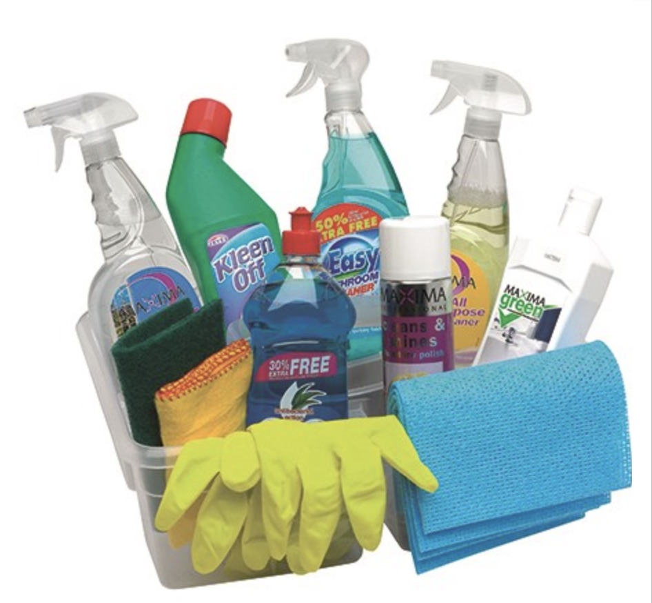 .......and cleaning products .......and cleaning products