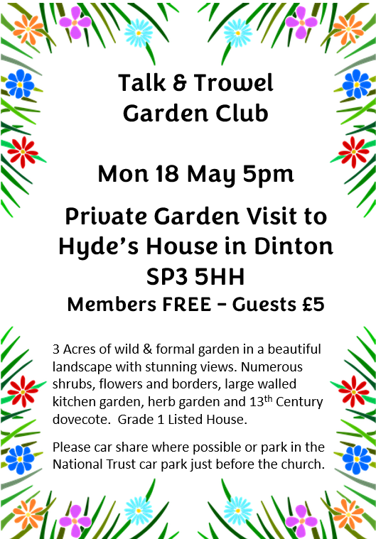 Talk & Trowel's Private Garden Visit to Hyde's House in Dinton