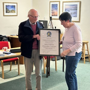 Freeman of Helmsley conferred on Robin Carpenter