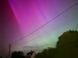 Northern Lights in Lower Farringdon 10th May 2024