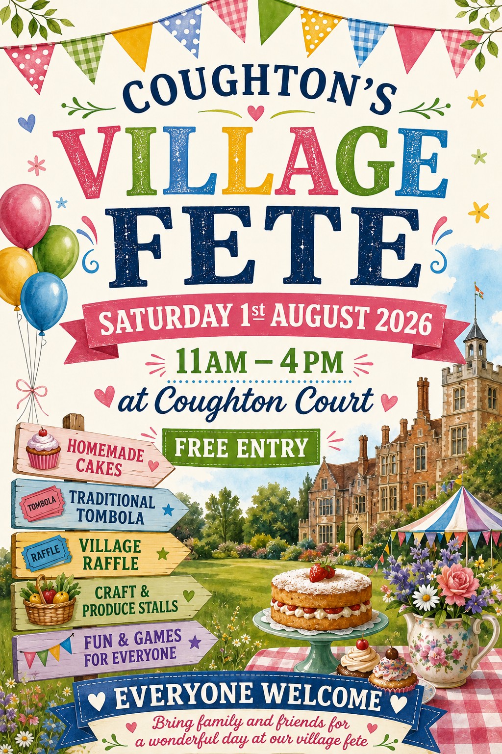 Coughton Village Fete 2026!