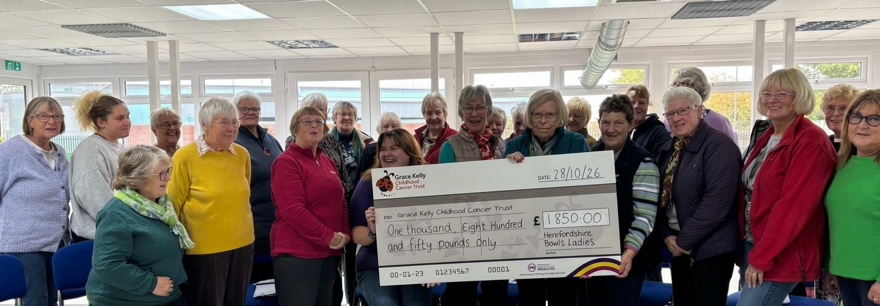£1,850 raised for Marcia’s Charity in 2026
