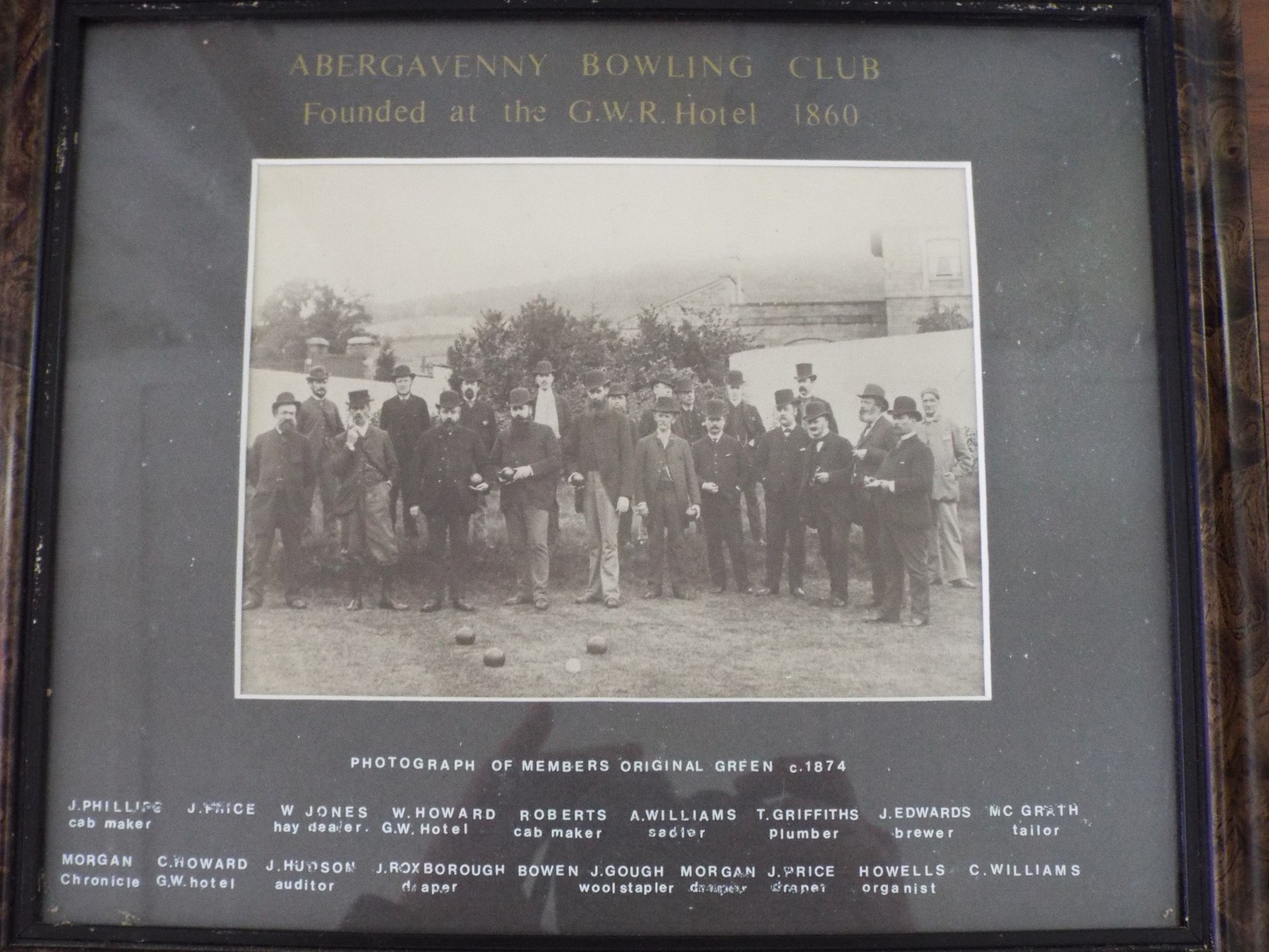 abergavenny bowls club Club History