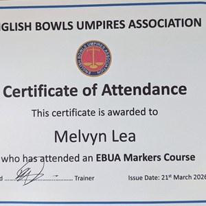 Marker Course attended.