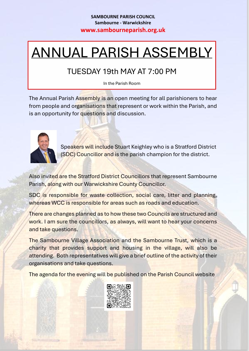 Sambourne Parish Council Annual Parish Assembly