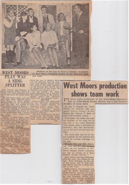 West Moors Drama Society Love's A Luxury