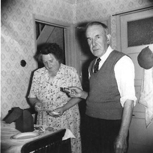 Bert Woodward and his wife