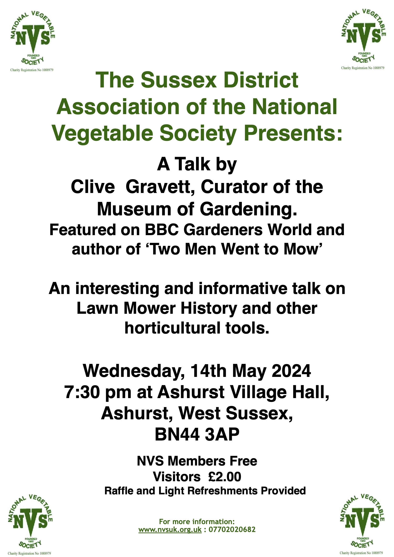 Lawnmower Talk hosted by Sussex VPA