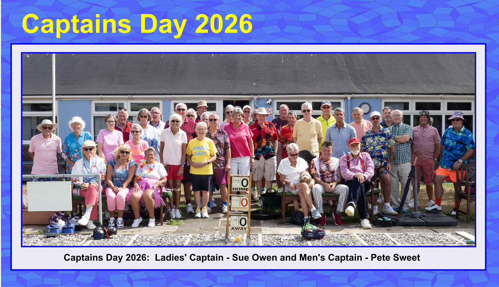 Marina Bowling Club Dawlish Captains Day 2026