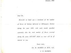 1967 Billingsgate receipt