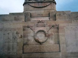 The Commonwealth War Graves Cemetery at La Ferte-Sous-Jouarre, on the South bank of the river Marne.