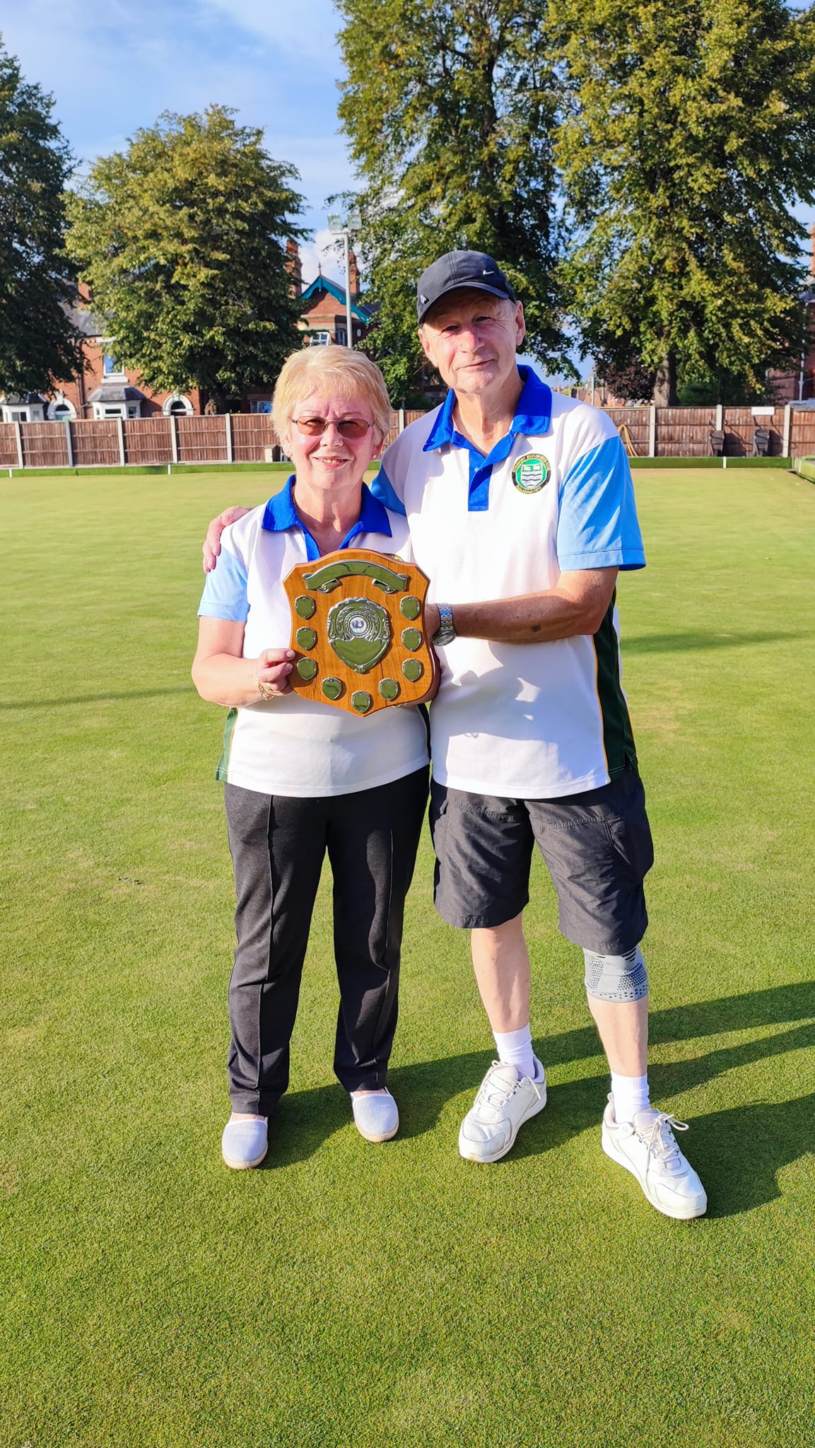 Mixed Doubles Champions Barbara Dexter and John Little.
