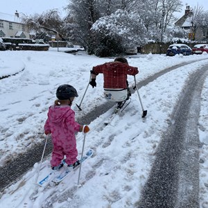 BISHOP MONKTON TODAY Snow January 2025