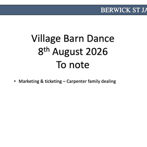Berwick St James Parish Barn Dance