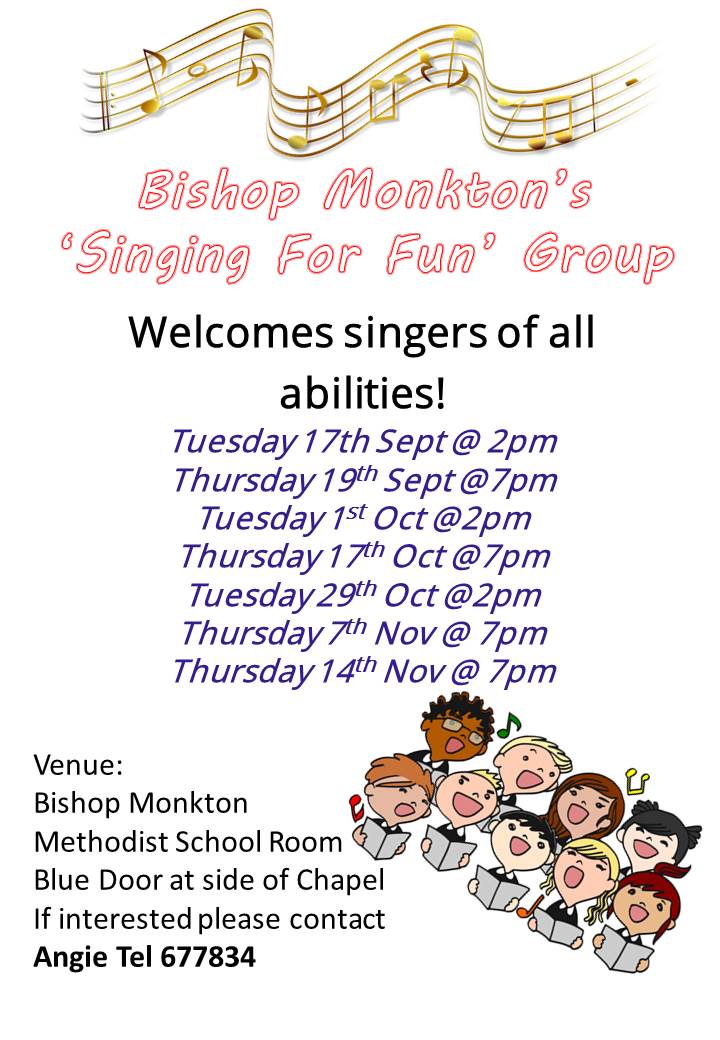 BISHOP MONKTON TODAY Calendar