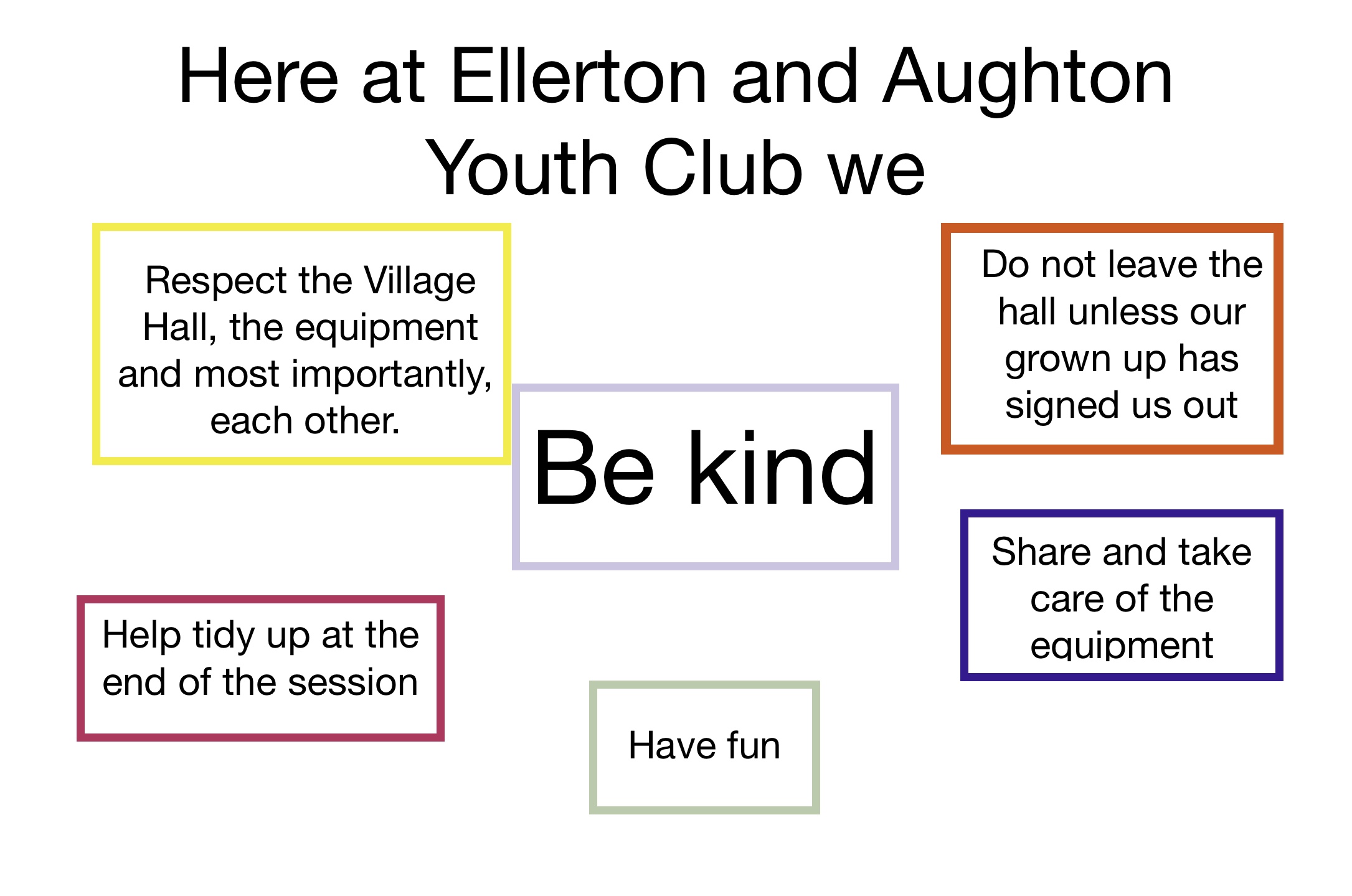 Ellerton & Aughton Community Village Hall Youth Club