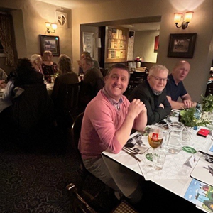 Current & past councillors with Ward Councillor Ian McCord join Tony and Janet Bracey