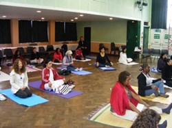 Our hall is used for many different events including this one by London Meditation circa 2008.