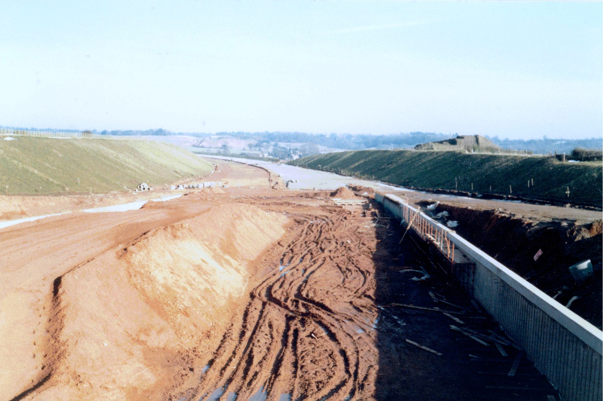 Construction of the slipway.  Photo copyright Charlie Bateman