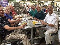 Lunch before Ottery St Mary Friendly