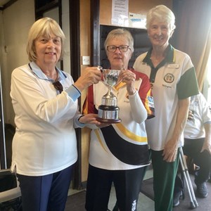 Trophy is Awarded to Northaw & Cuffley