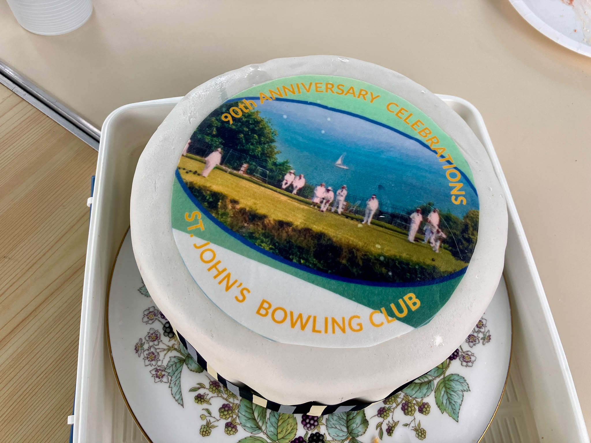 Our 90th birthday cake courtesy of Jan