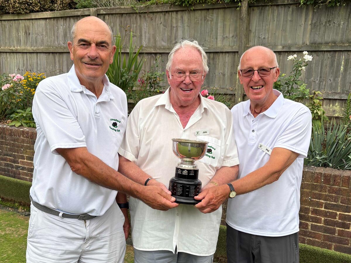 2026 MARJORIE BISHOP TOURNAMENT WINNERS - Gareth Rees, John Holliday, Phil Voce