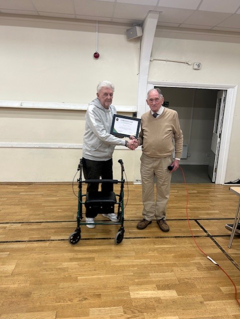 Dave Candy Winner of the Upchurch Community Award 2026