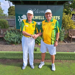Dennis Hopkinson & Fred Thorpe Mens 2 Wood Finalists