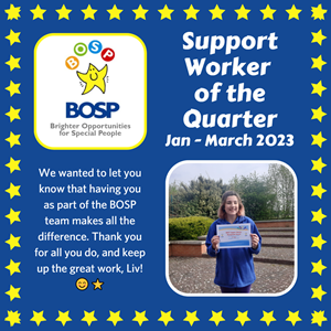 BOSP Brighter Opportunities for Special People  The BOSP Team