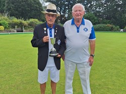 Mens Valler winner George Cook on the left and runner up Brian Watson